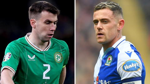 Seamus Coleman and Sammie Szmodics