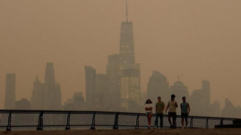 Haze in Manhattan