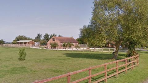 Chestnut Barn near Cheltenham countryside