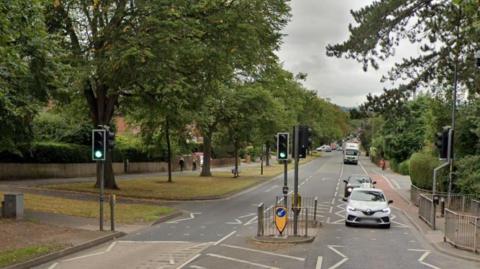 Aylestone Hill traffic lights