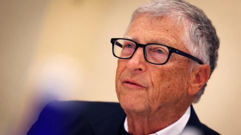 A close-up shot of Bill Gates