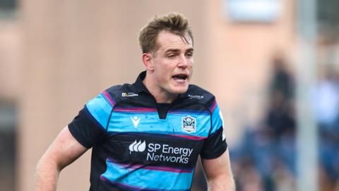 Stafford McDowall in action for Glasgow