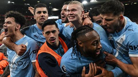 Man City celebrate