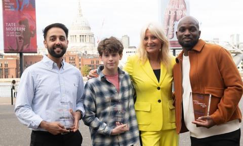 Gaby Roslin with some of 2023's recipients