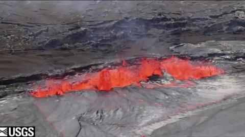 Lava overflow