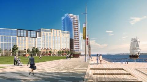 Royal Pier Waterfront illustration