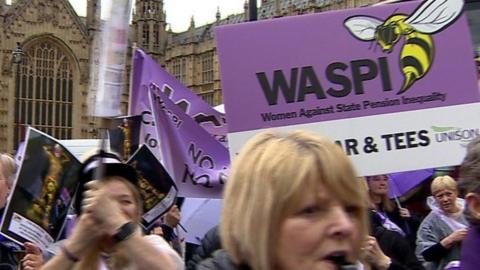 Waspi campaigners