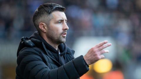 Alan Sheehan on the touchline during Swansea's win over Blackburn 