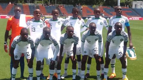 Nigeria's under-15 football team