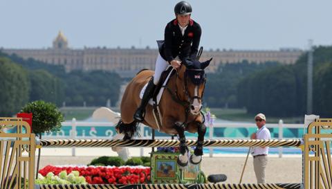 Great Britain in team jumping final