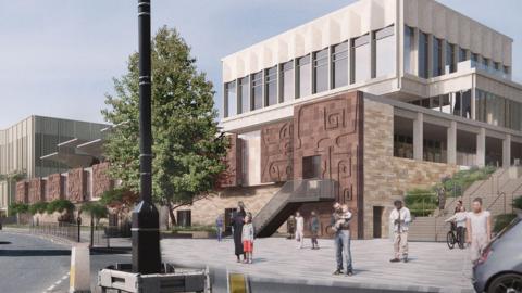 Huddersfield Library artist's impression