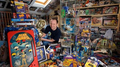 Star Wars superfan has possibly the biggest collection in the galaxy.