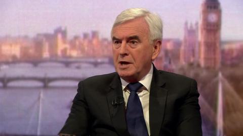 John McDonnell on the Andrew Marr Show