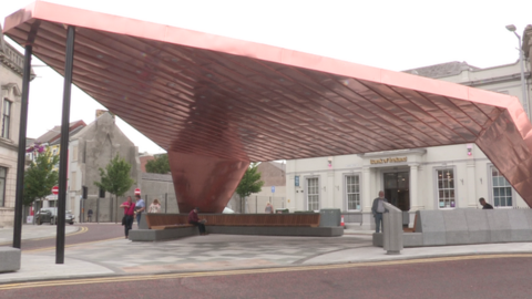 The new bandstand has been named the Harmony Hub