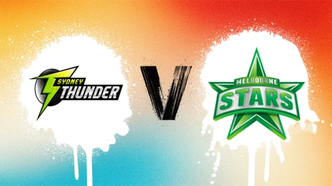 Sydney Thunder v Melbourne Stars badge graphic