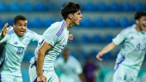 Sam Cleall-Harding scored a stoppage-time equaliser for Scotland