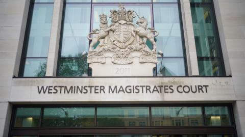 The frontage of Westminster Magistrates' Court