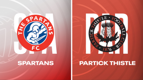 Spartans and Partick Thistle badges