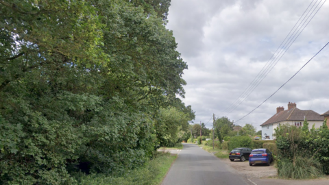 Cockfield Road near Felsham