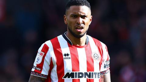 Tyrese Campbell in action for Sheffield United
