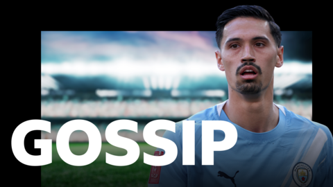 Tijjani Reijnders behind a gossip graphic
