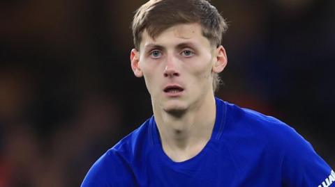 Kyle Scott playing for Chelsea