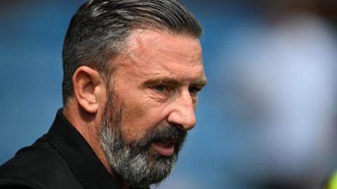 Kilmarnock manager Derek McInnes during a William Hill Premiership match between Kilmarnock and Dundee at the BBSP Stadium Rugby Park
