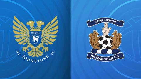 St Johnstone v Kilmarnock badge graphic