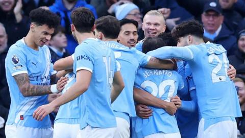 Man City celebrate