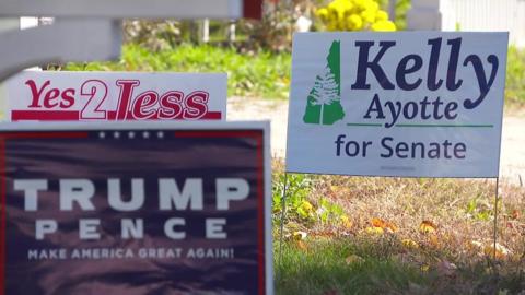 Kelly Ayotte sign