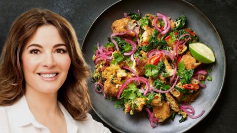 Nigella and her fish finger bhorta