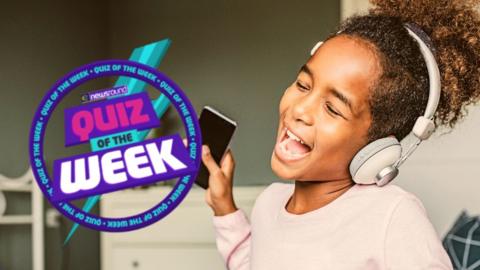 girl listening to music on heapdhones