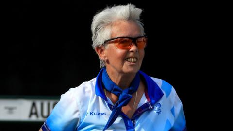 Rosemary Lenton who helped win gold for Scotland at the age of 72