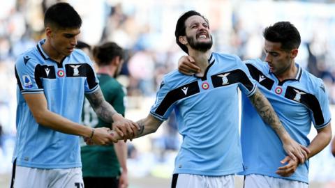 Lazio celebrate