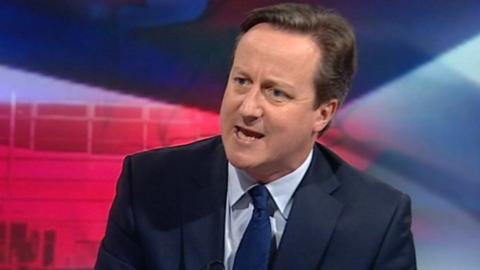 David Cameron says he is committed to giving more power to Wales