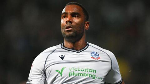 Cameron Jerome playing for Bolton Wanderers
