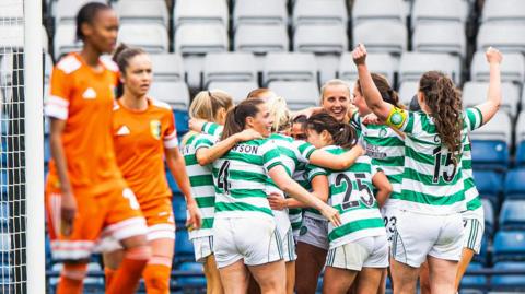 Celtic will face either Rangers or Montrose in the final