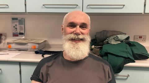 Patient Graeme Harrison at University Hospital Southampton