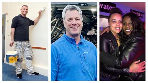 Kevin Morland, Stef Jones; Debbie Meade-Mcloughlin and Jade.