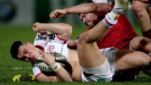 James Hume has mixed memories of his Ulster debut against Munster in September 2018