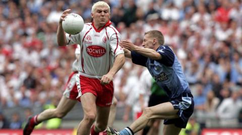 Owen Mulligan scores his famous goal against Dublin in 2005
