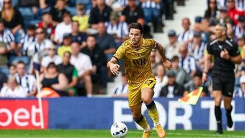 Lewis Travis in action on Saturday against West Bromwich Albion in a 1-0 defeat on the opening day