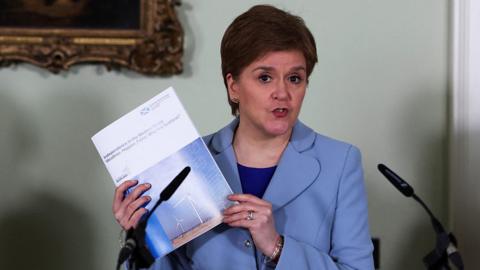 Scotland's first minister says a path to an indyref vote should be found with or without the backing of Westminster.