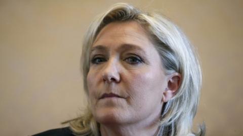 French presidential candidate Marine Le Pen