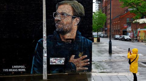 mural of Jurgen Klopp