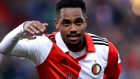 Danilo celebrates with Feyenoord