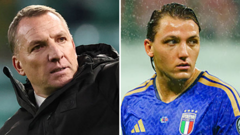 Brendan Rodgers and Mateo Retegui