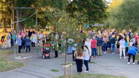 Vigil in Hereford