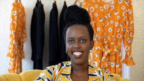 Left New York to start her own fashion brand back home in Rwanda. Her ambition for the brand is to be 'the fashion girl's essential'. @YadetaBerhanu