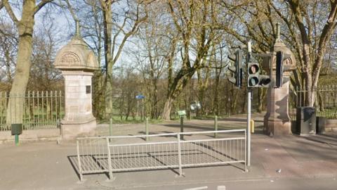 Forest Recreation Ground entrance near Balmoral Road